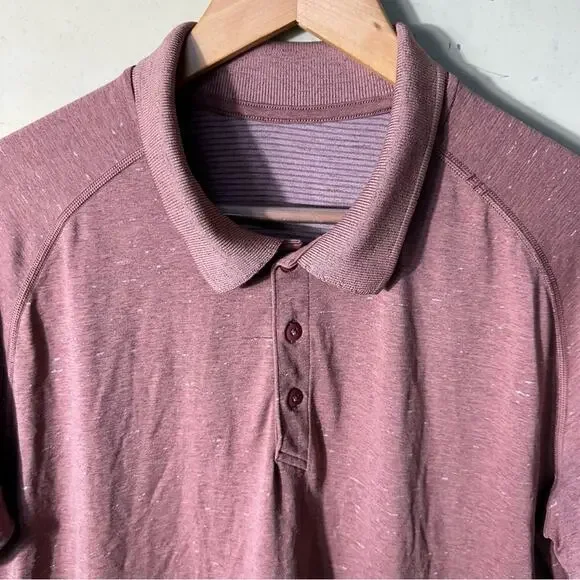 Lululemon Lululemon Metal Vent Tech Polo 2.0 White/ Chalky Rose Size XL - Picture 11 of 13